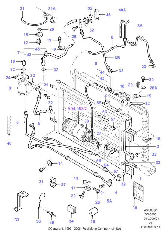 FORD 1 067 111 - Компресор, климатизация vvparts.bg