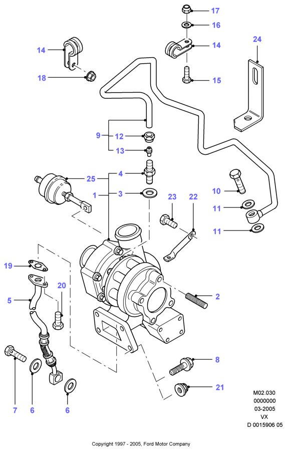 VW 1002829 - Картридж, турбо vvparts.bg