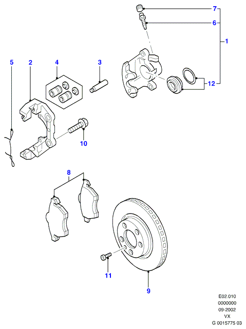 FORD 1045994 - Спирачен диск vvparts.bg