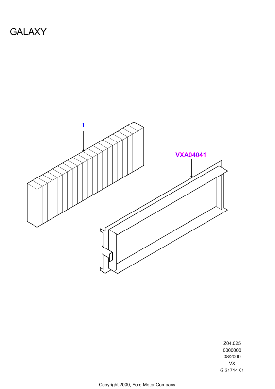 FORD 1452 348 - Филтър купе (поленов филтър) vvparts.bg