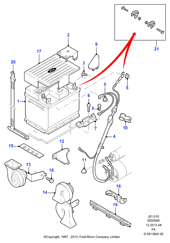 Suzuki 1347733 - Battery vvparts.bg