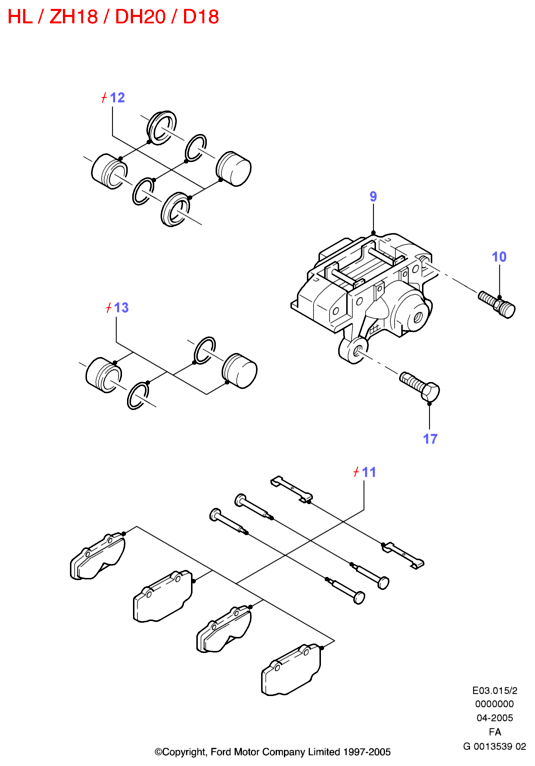 FORD 1102564 - Спирачен диск vvparts.bg