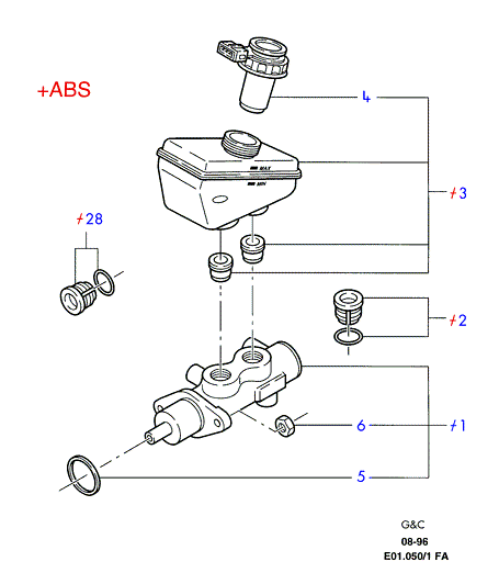 OJD Quick Brake 1050866 - Комплект принадлежности, спирани челюсти vvparts.bg