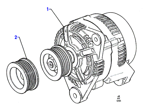 FORD 5026141 - Генератор vvparts.bg