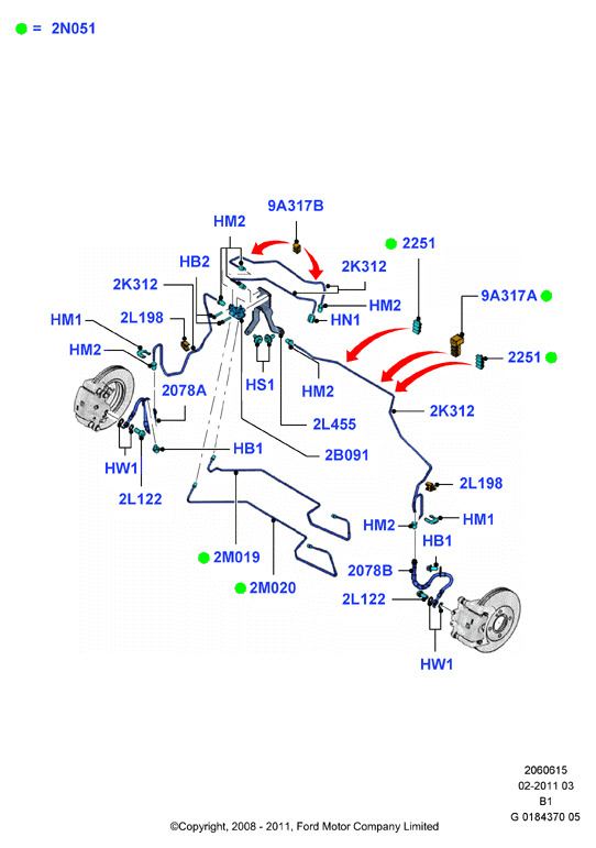 FORD 1773093 - Спирачен маркуч vvparts.bg