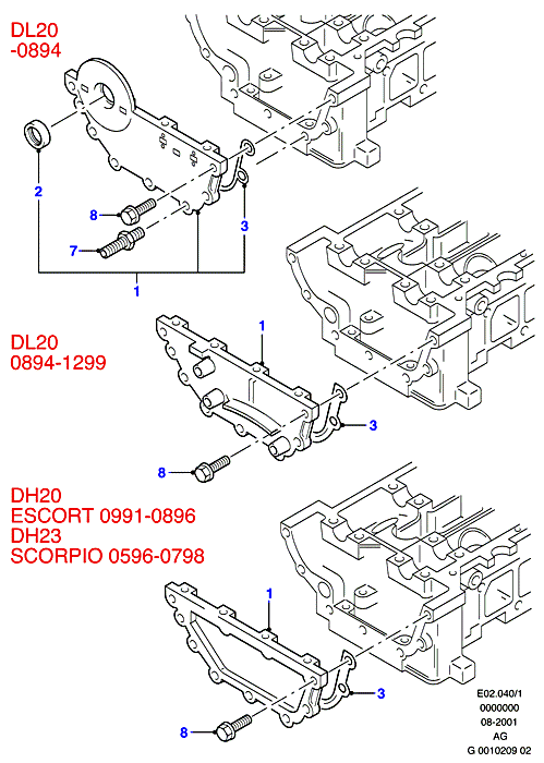 FORD 6427771 - Семеринг, колянов вал vvparts.bg