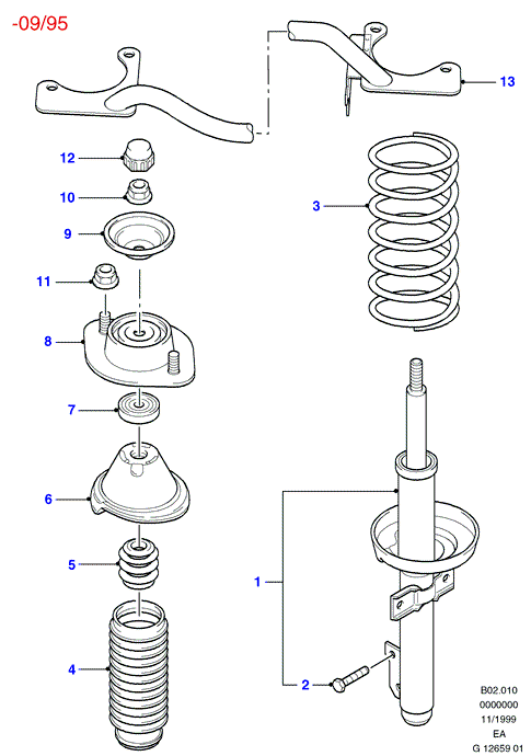 Opel 6112404 - Тампон на макферсън vvparts.bg