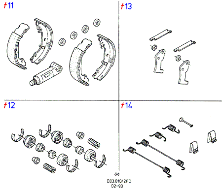 FORD 6808555 - Спирачно цилиндърче на колелото vvparts.bg