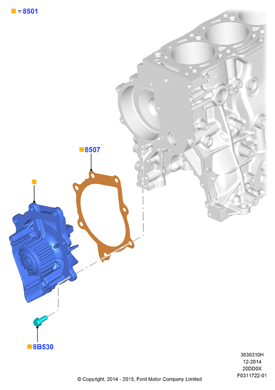 Alfa Romeo 1559259 - Водна помпа vvparts.bg