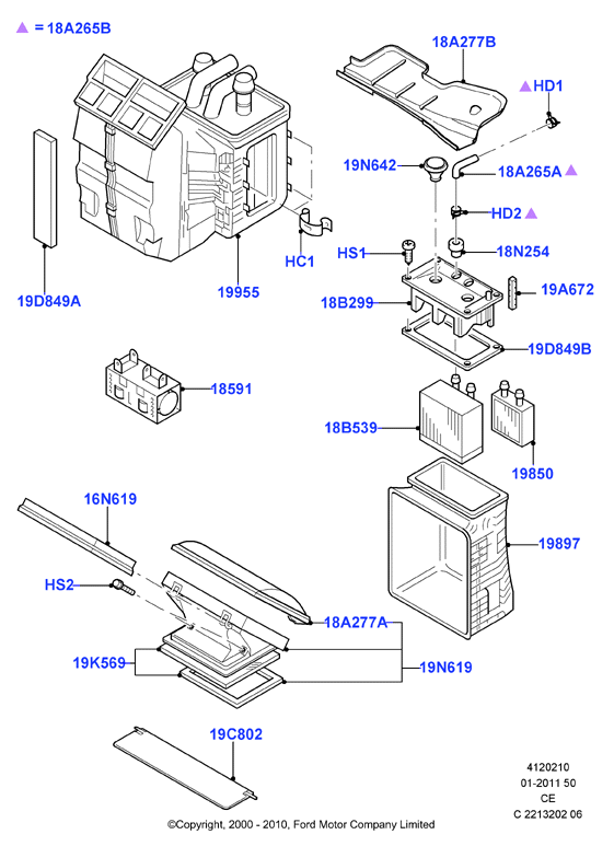 FORD 1353 271 - Филтър купе (поленов филтър) vvparts.bg