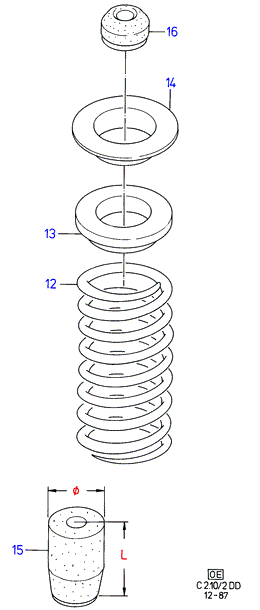 FORD 1141610 - Амортисьор vvparts.bg