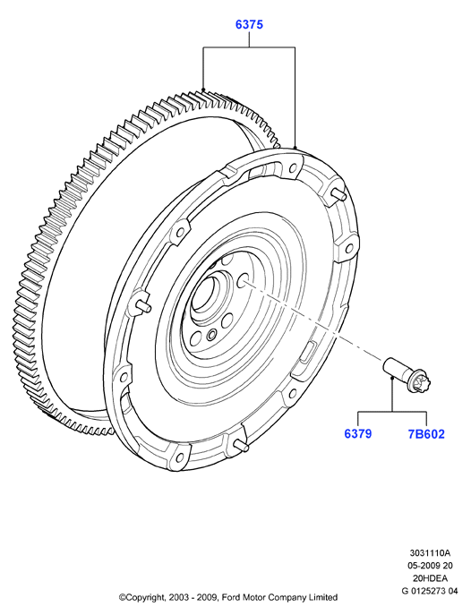 FORD 1253982 - Маховик vvparts.bg