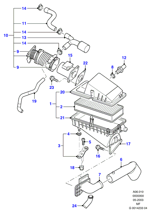 FORD 3785 586 - Въздушен филтър vvparts.bg