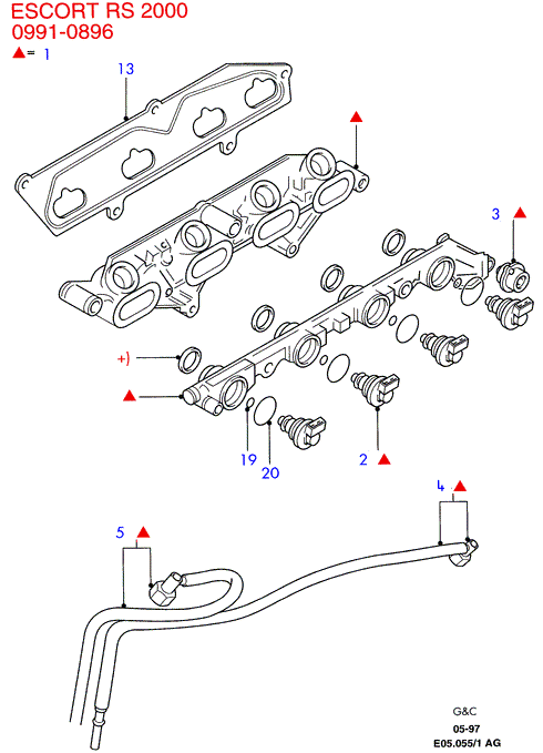 FORD 6 193 368 - Датчик, температура на охладителната течност vvparts.bg