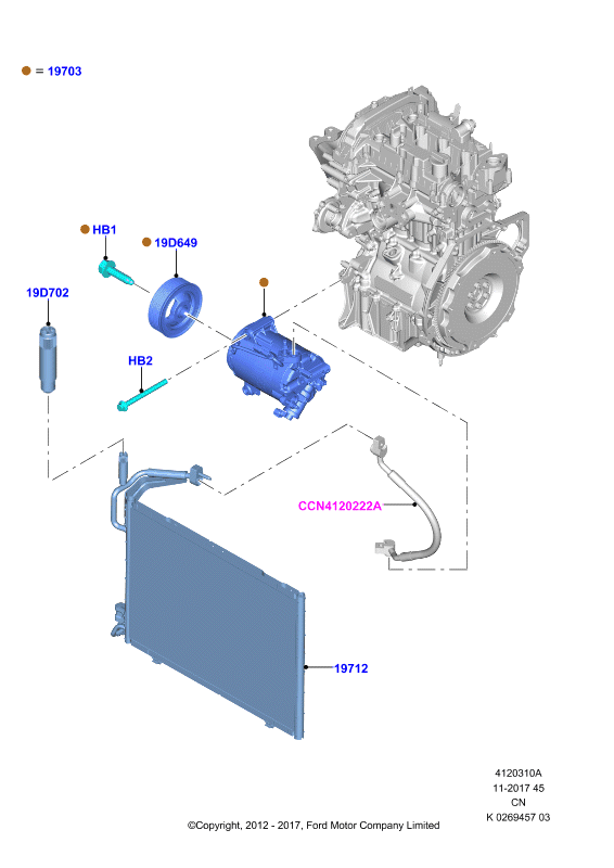 FORD 2021125 - Компресор, климатизация vvparts.bg