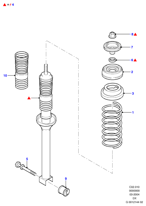 FORD 1105118 - Пружина за ходовата част vvparts.bg