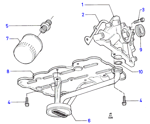 FORD USA 1 883 037 - Маслен филтър vvparts.bg