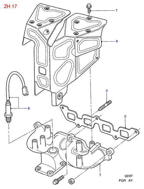 FORD 1 005 400 - Гайка vvparts.bg