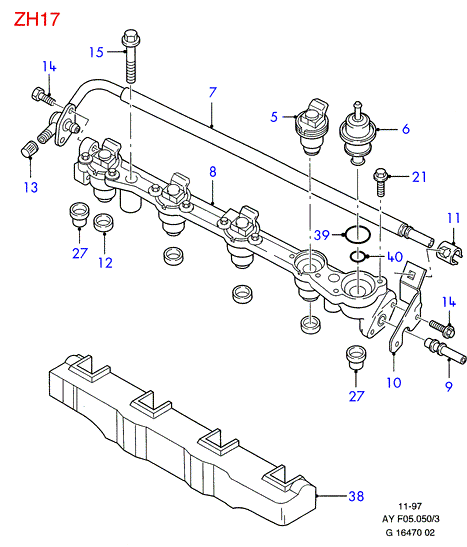 ALFRED HEYD 1110561 - Cover - Intake Manifold vvparts.bg