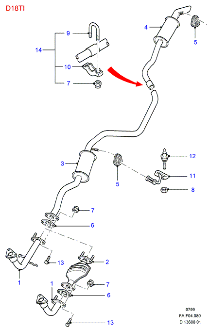 FORD 6 882 943 - Лагерна втулка, стабилизатор vvparts.bg