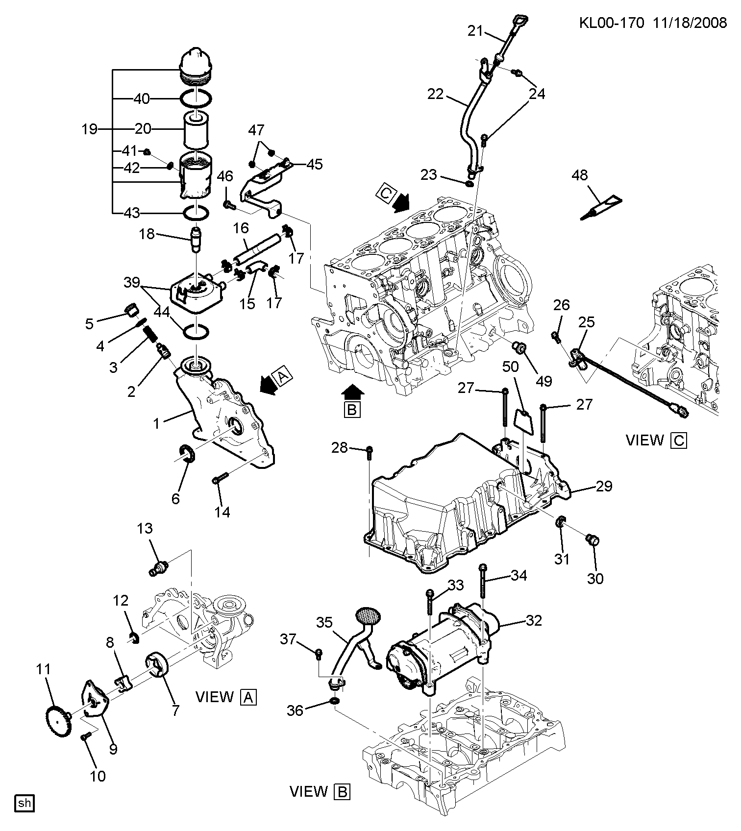 General Motors 93745425 - Маслен филтър vvparts.bg