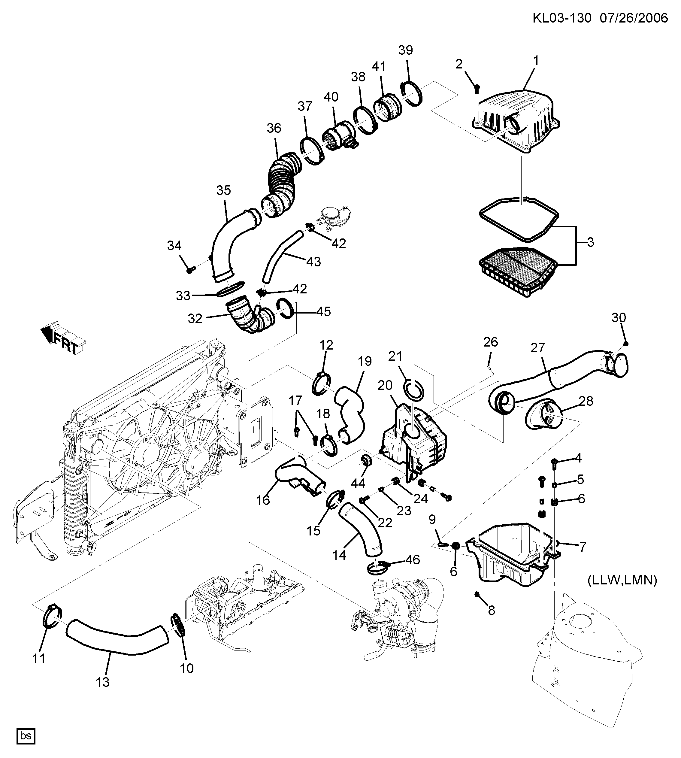 DAEWOO 96628890 - Въздушен филтър vvparts.bg