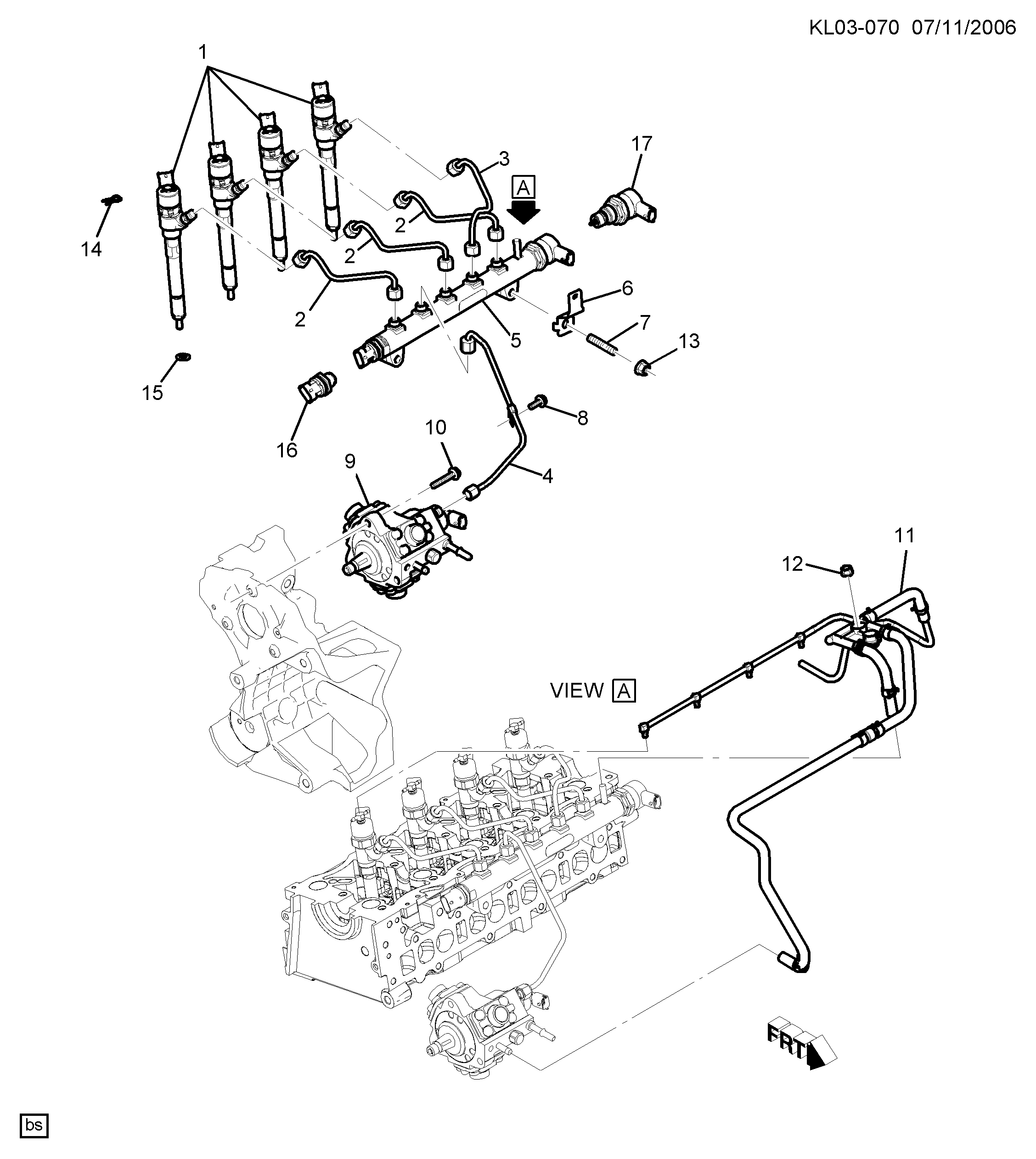 Chevrolet 96820585 - Топлинен дфлектор, инжекционна система vvparts.bg