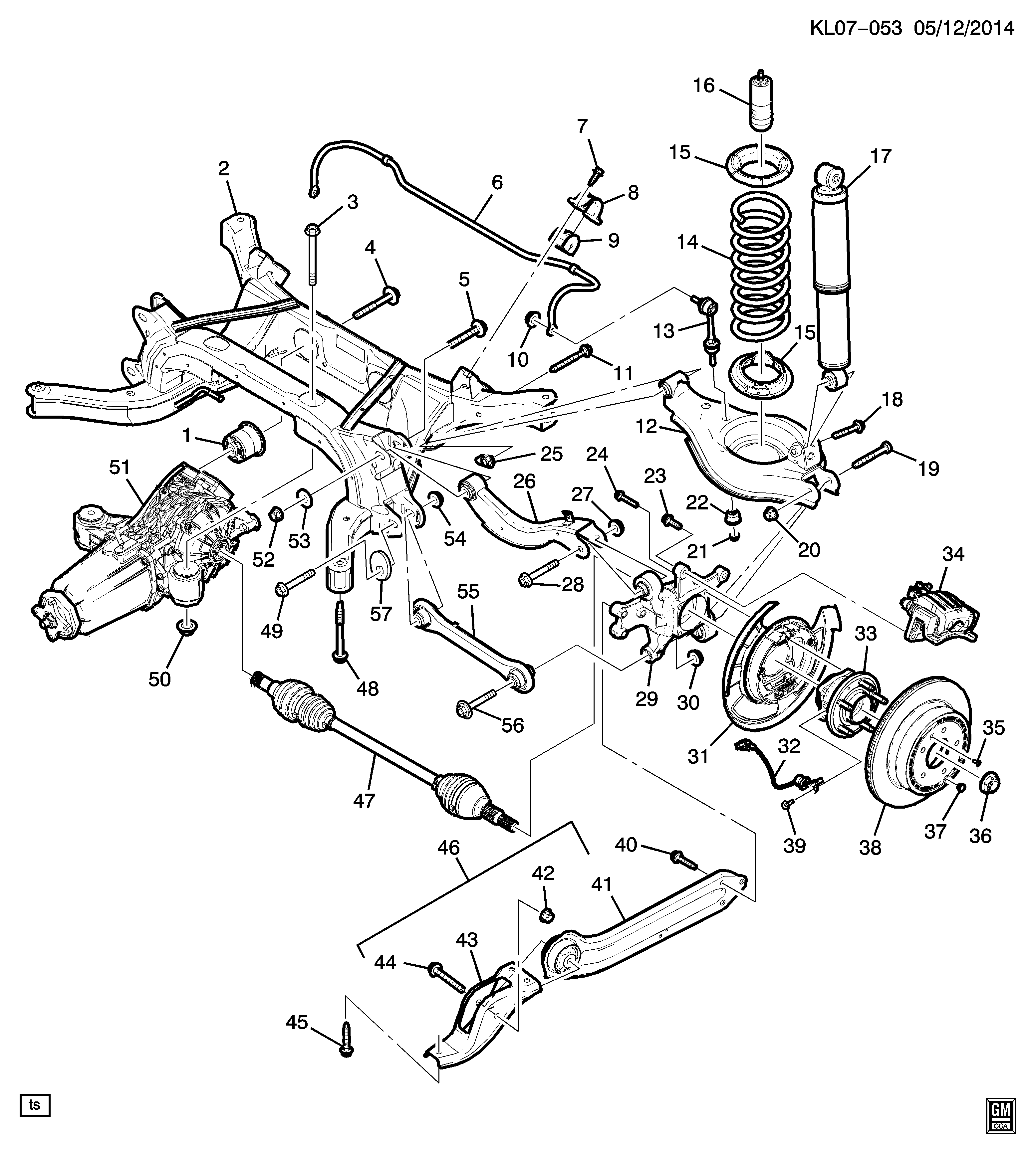 Chevrolet 96625873 - Спирачен диск vvparts.bg