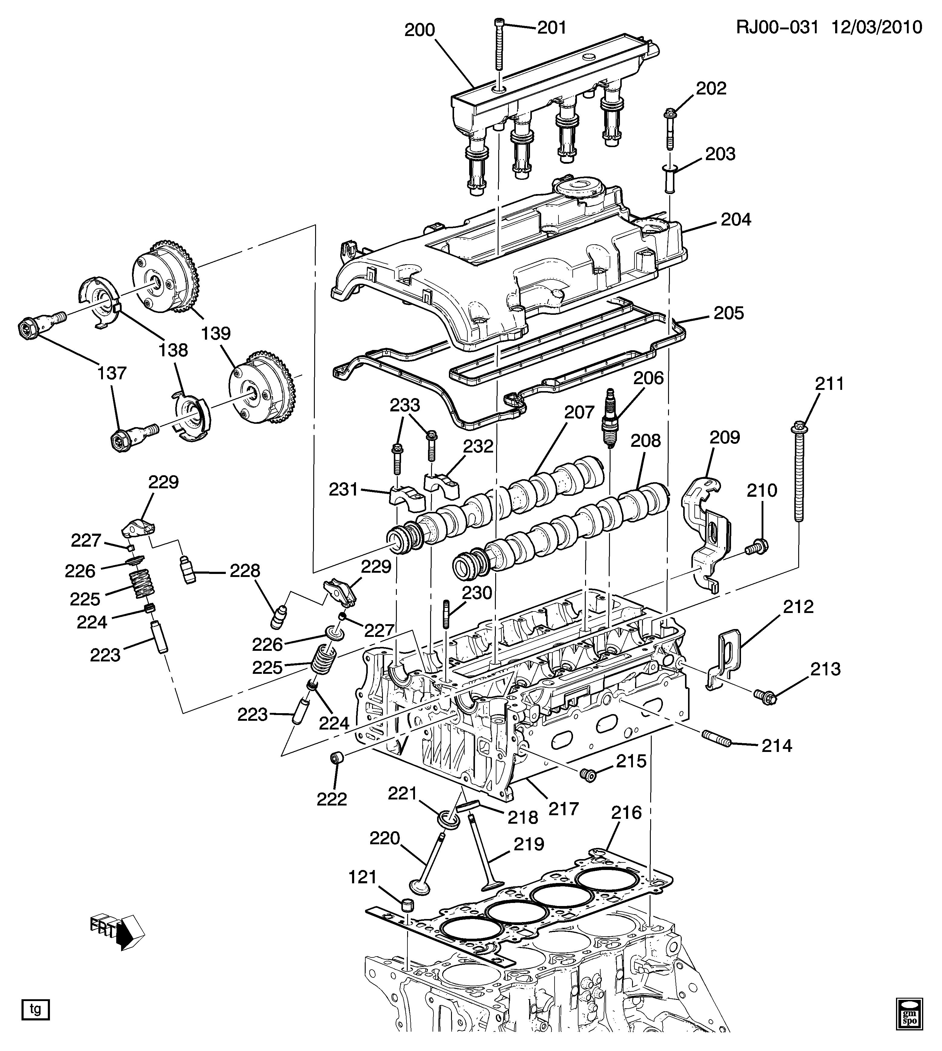 Opel 55562222 - Комплект ангренажна верига vvparts.bg