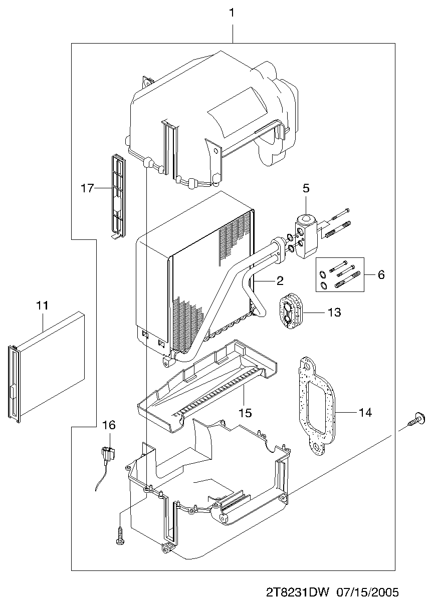 Chevrolet 96962173 - Филтър купе (поленов филтър) vvparts.bg