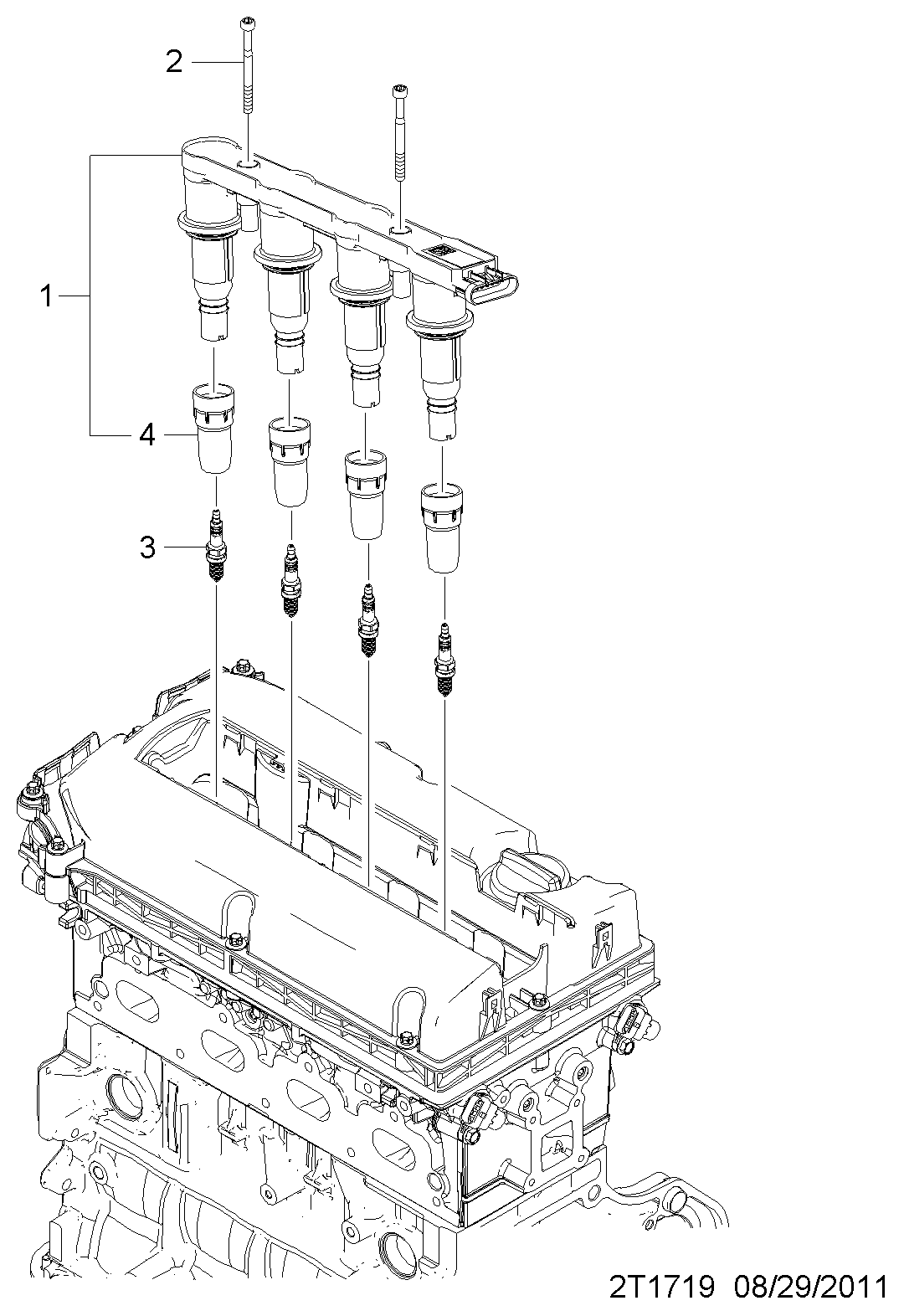 Pontiac 96 476 979 - Запалителна бобина vvparts.bg