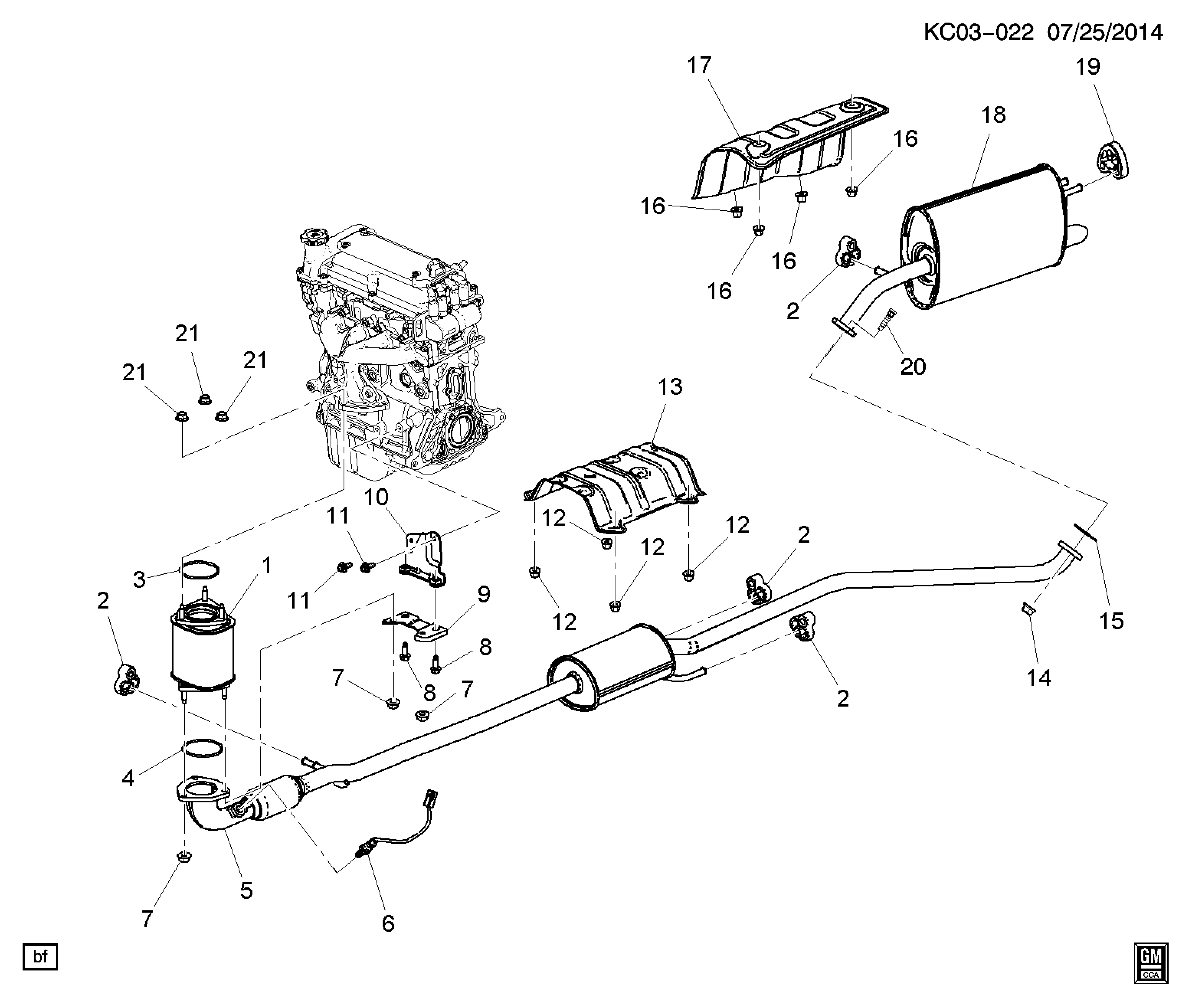 General Motors 96423429 - Ламбда-сонда vvparts.bg