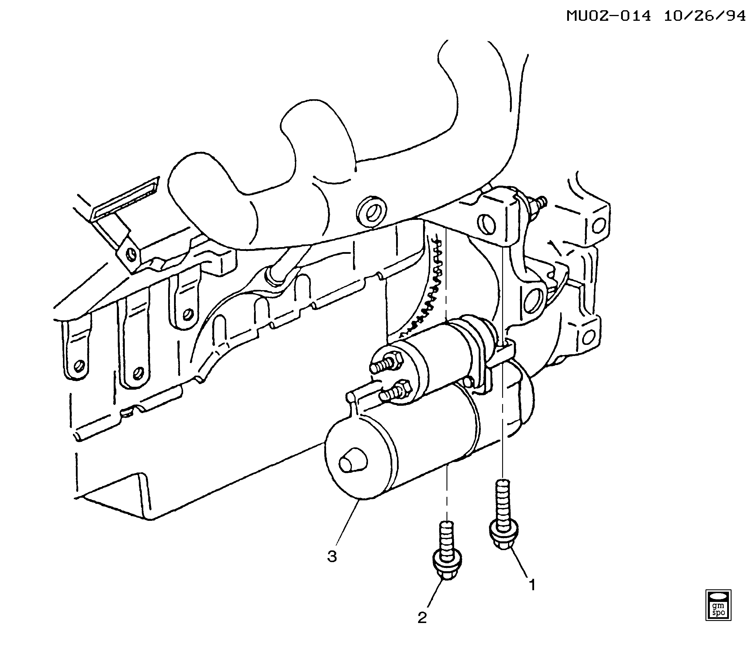 Chevrolet 10 465 459 - Стартер vvparts.bg