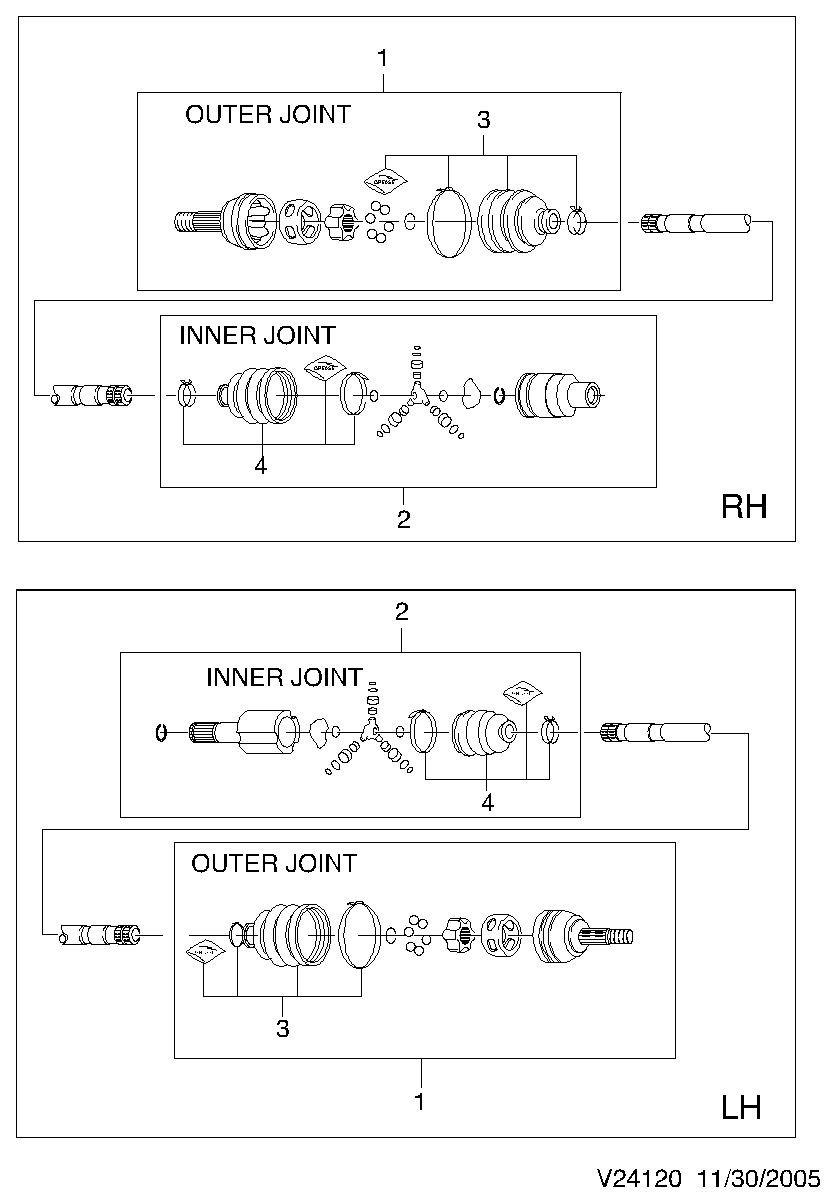 Chevrolet 96481539 - Маншон, полуоска vvparts.bg