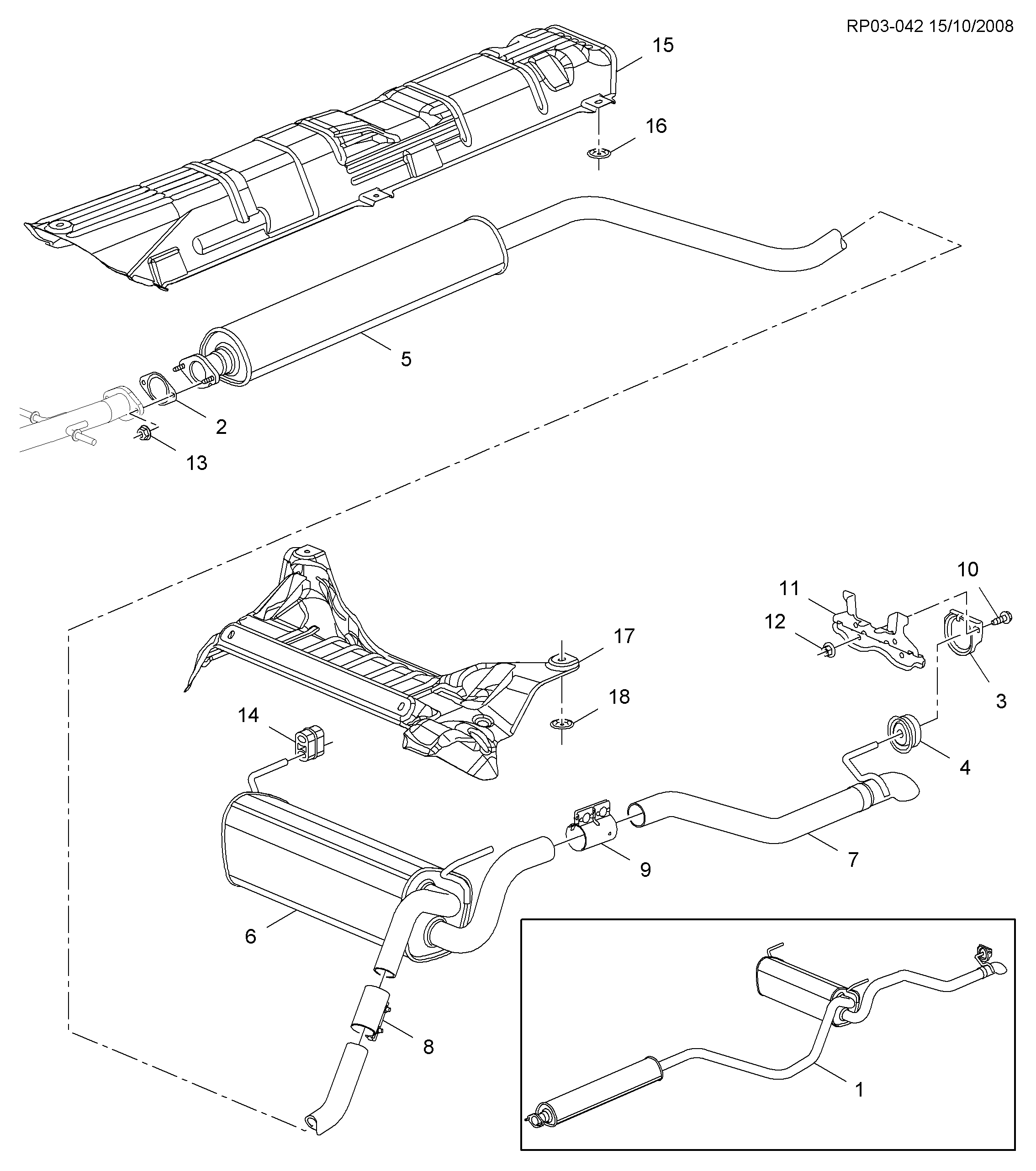 SAAB 13278367 - Тръбна връзка, изпускателна система vvparts.bg