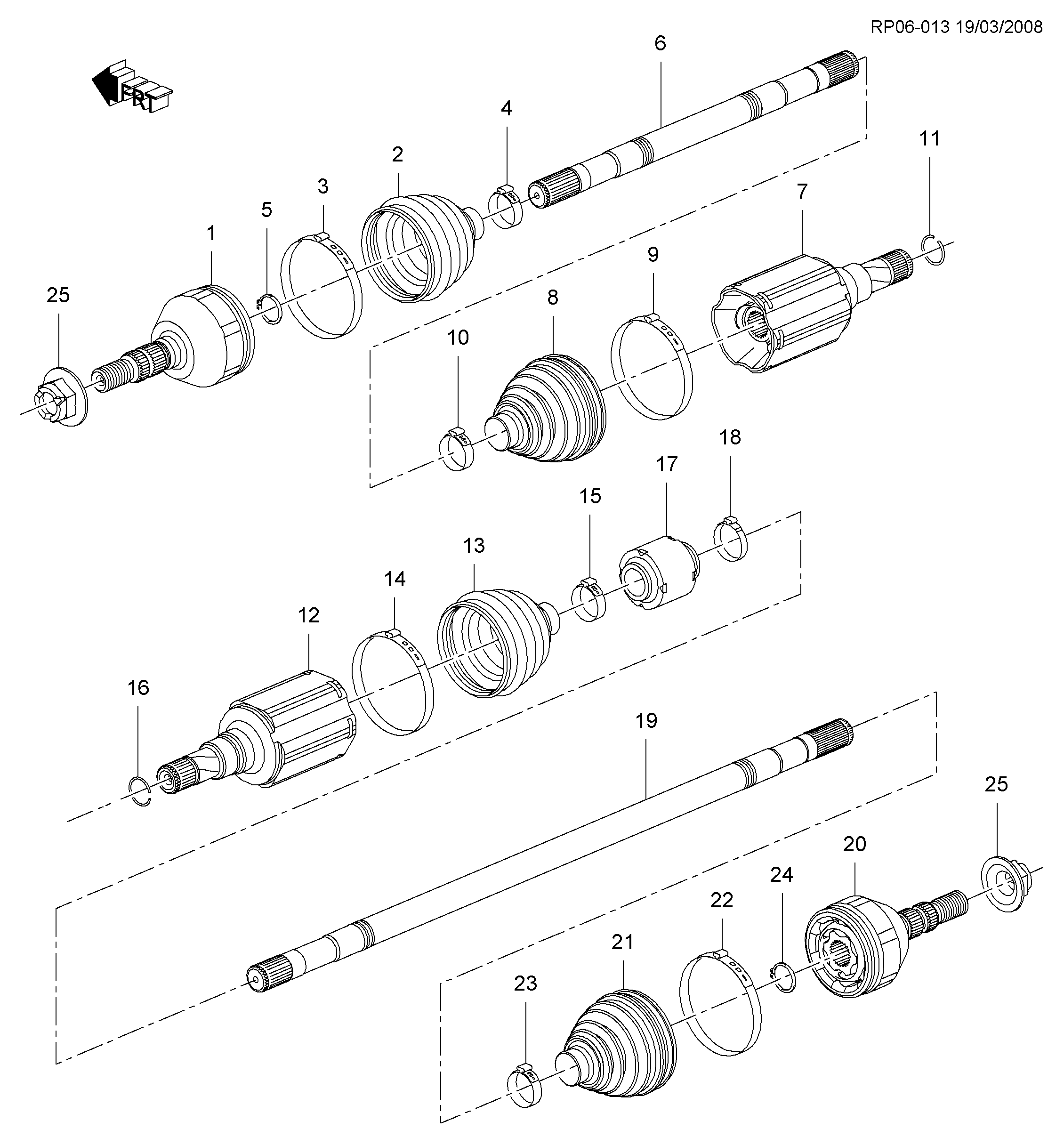 Chevrolet 13318002 - Маншон, полуоска vvparts.bg