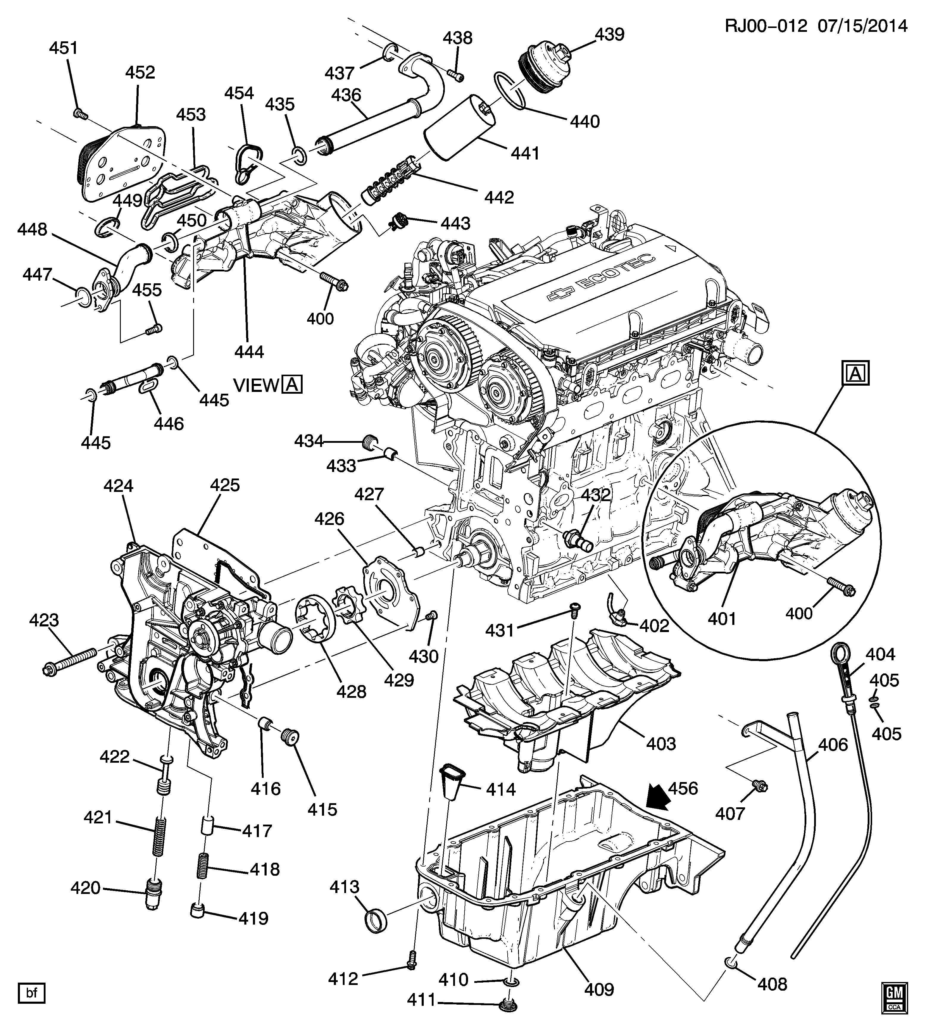 Opel 55354071 - Уплътнение, маслен радиатор vvparts.bg