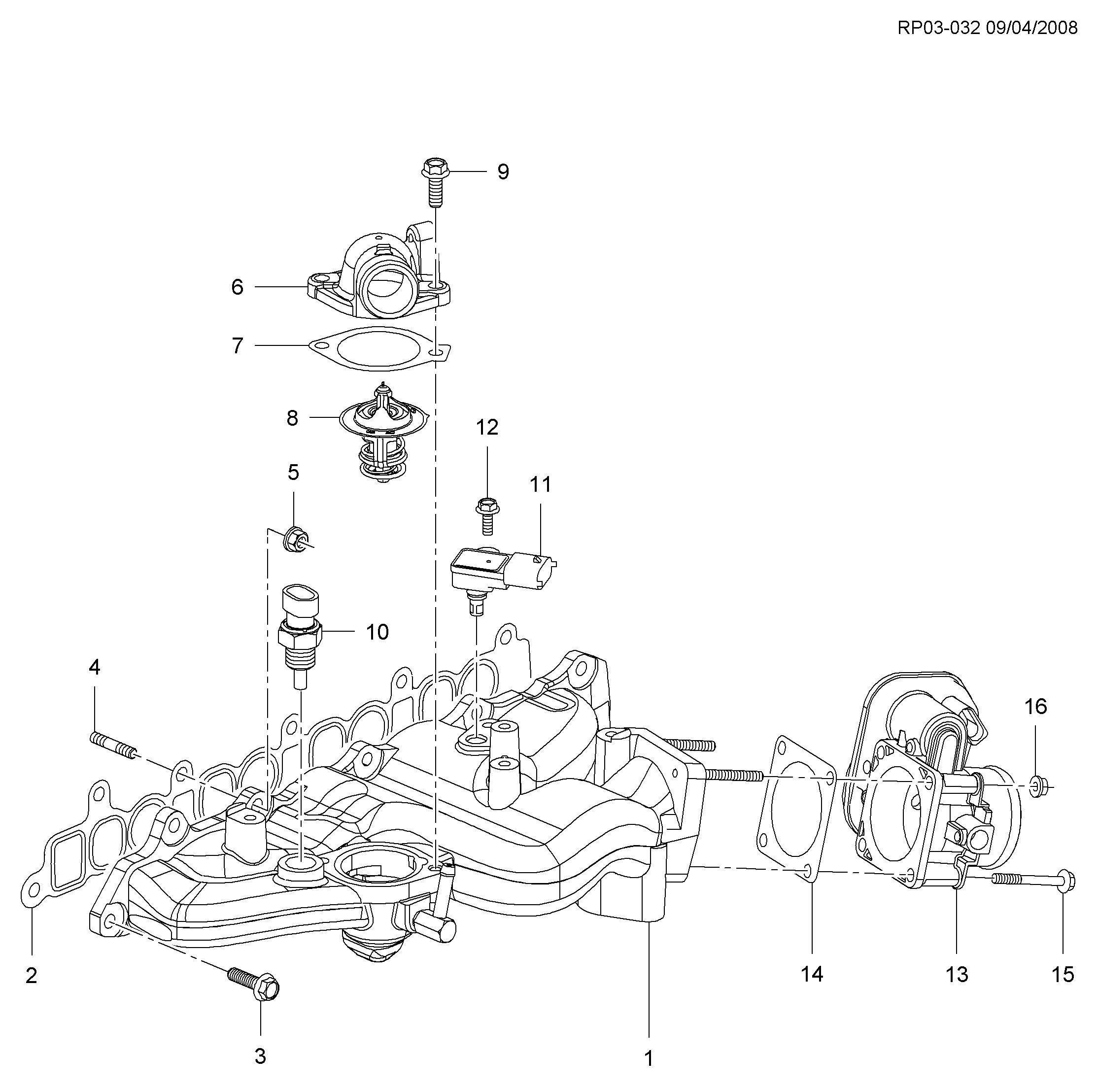 Opel 96 440 407 - Термостат, охладителна течност vvparts.bg