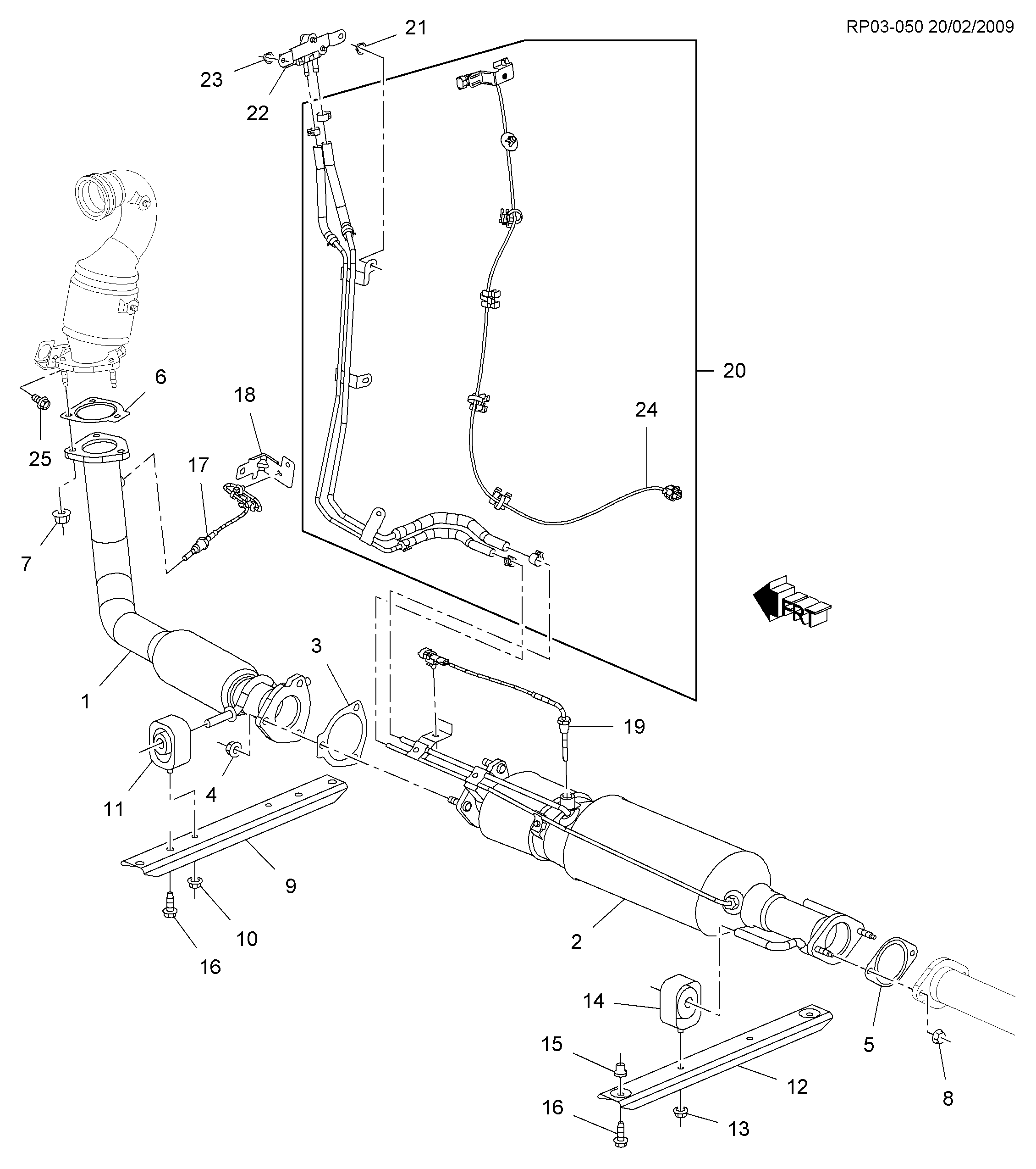 Chevrolet 96418390 - Уплътнение, изпускателни тръби vvparts.bg