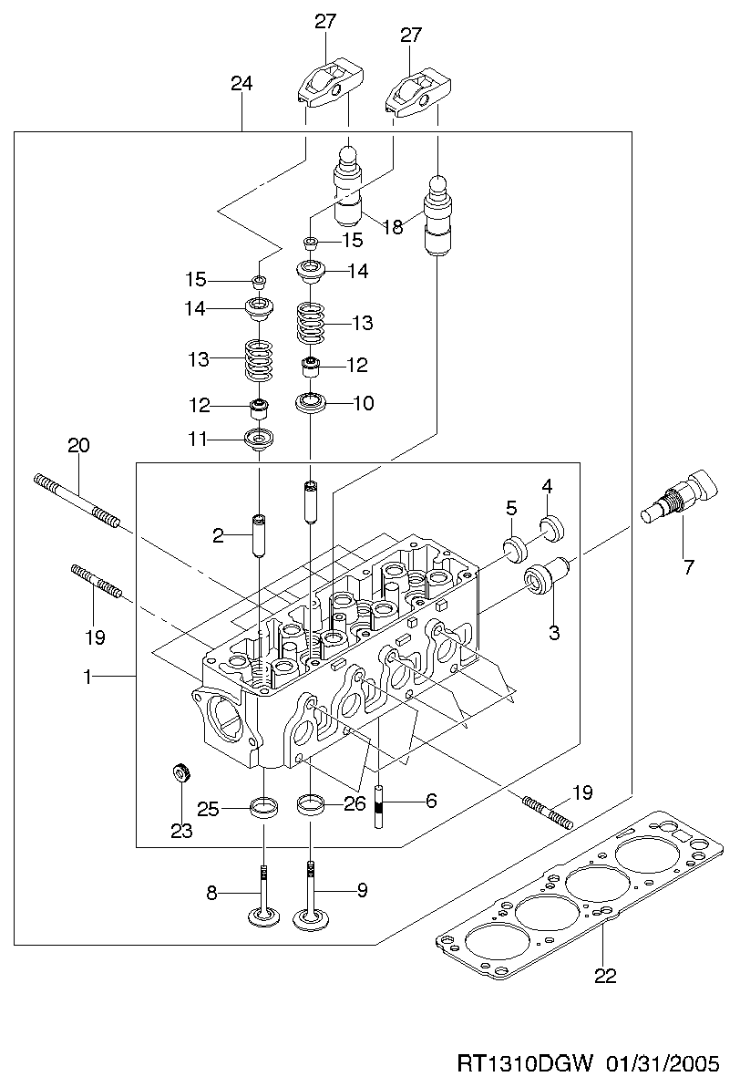 Chevrolet 96 229 145 - Гумичка на клапан, уплътн. пръстен, стъбло на кл. vvparts.bg