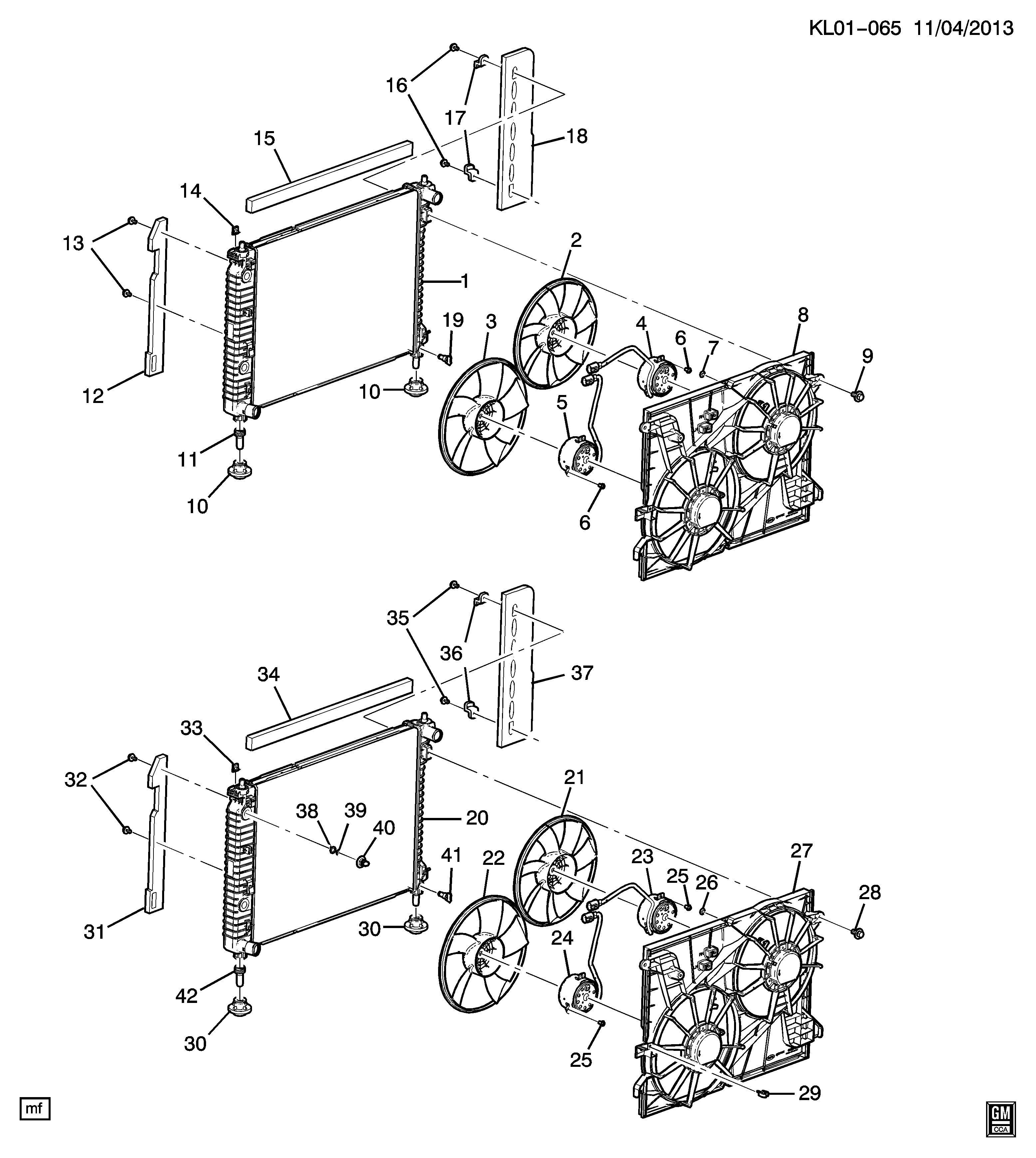 Vauxhall 20942542 - Радиатор, охлаждане на двигателя vvparts.bg