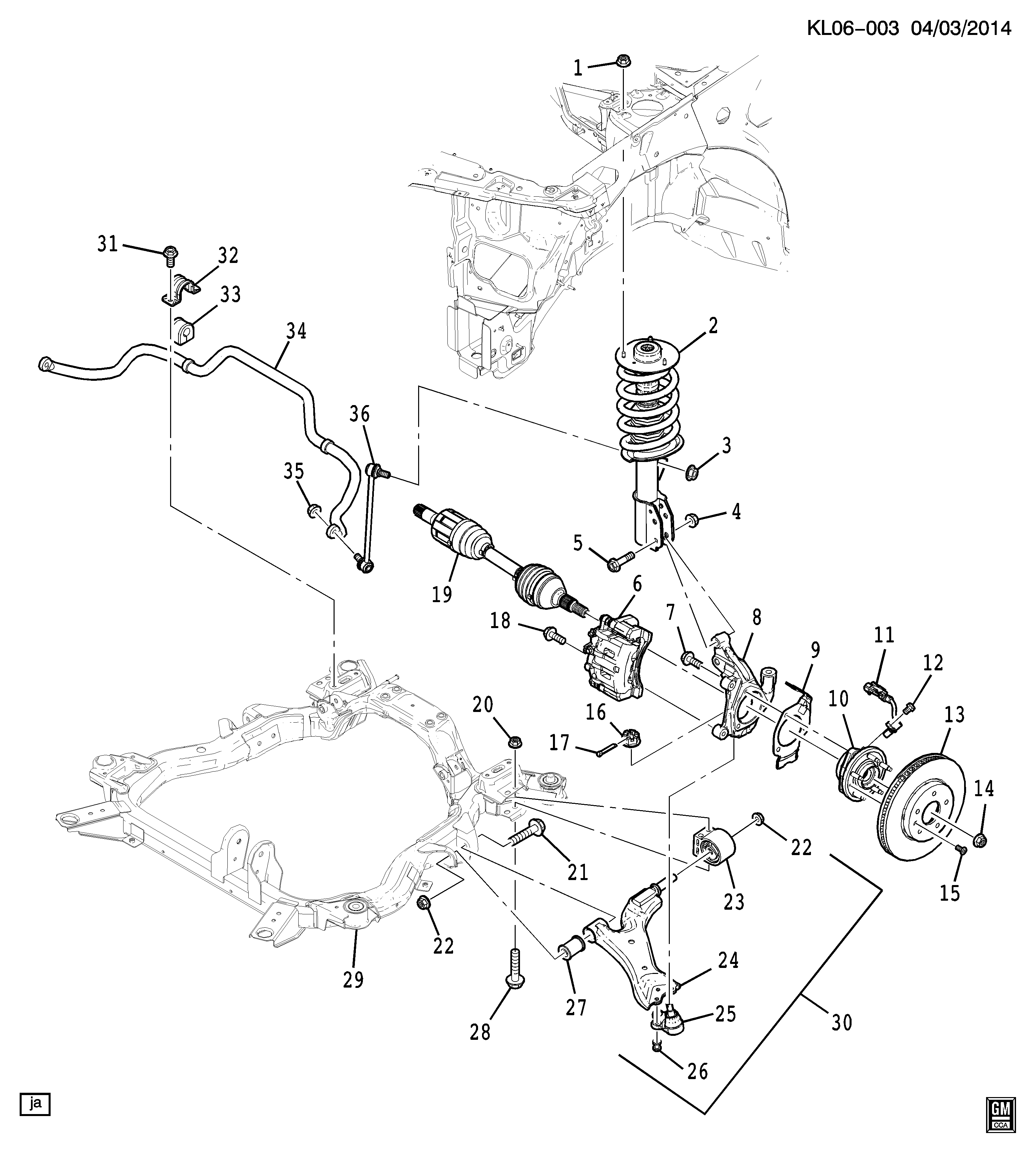 Chevrolet 96625948 - Спирачен диск vvparts.bg