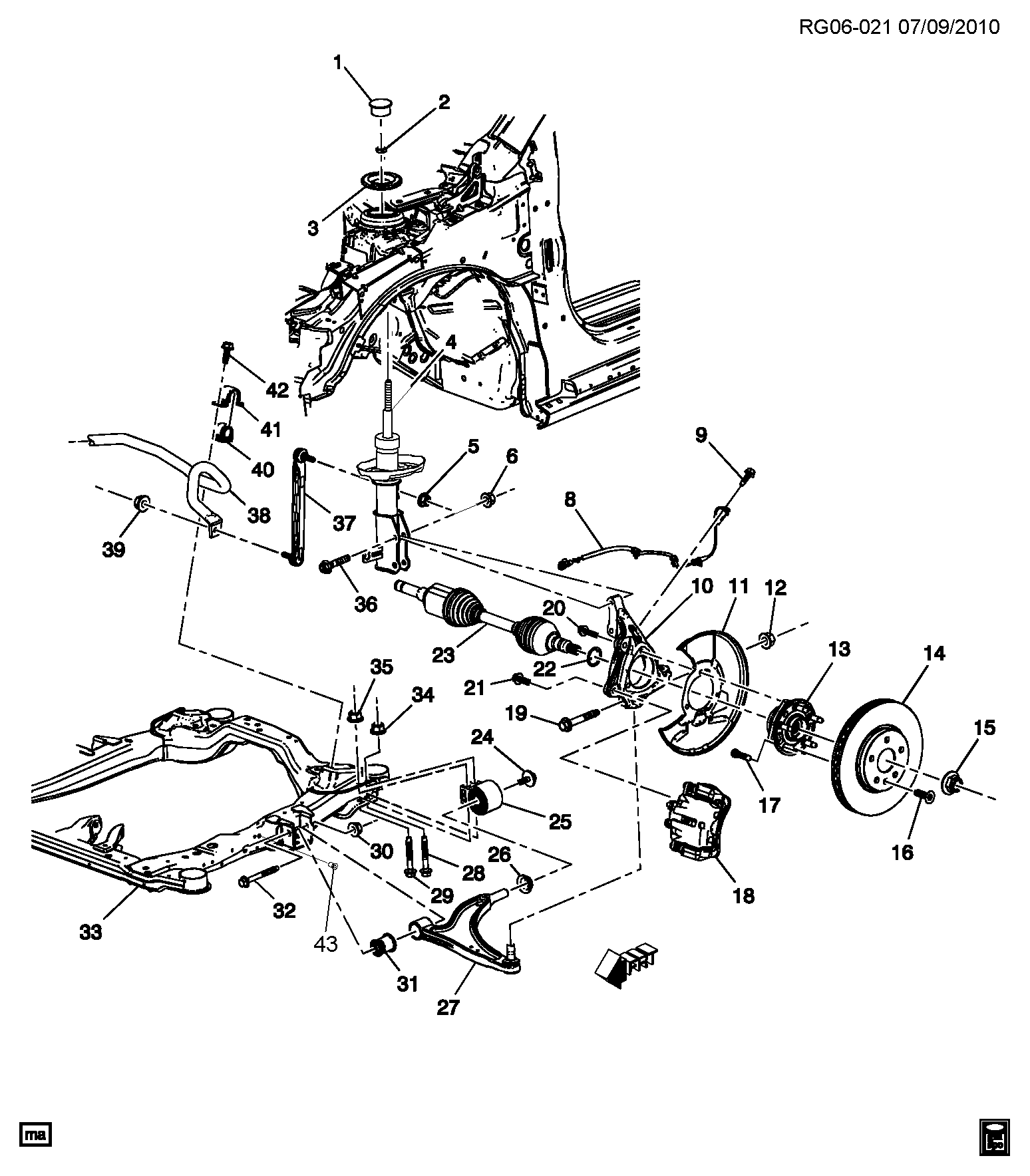 Chevrolet 13 501 319 - Спирачен диск vvparts.bg