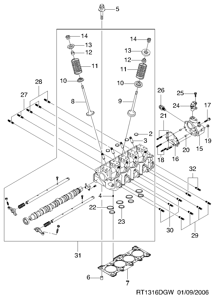 Chevrolet 96325864 - Датчик, температура на охладителната течност vvparts.bg