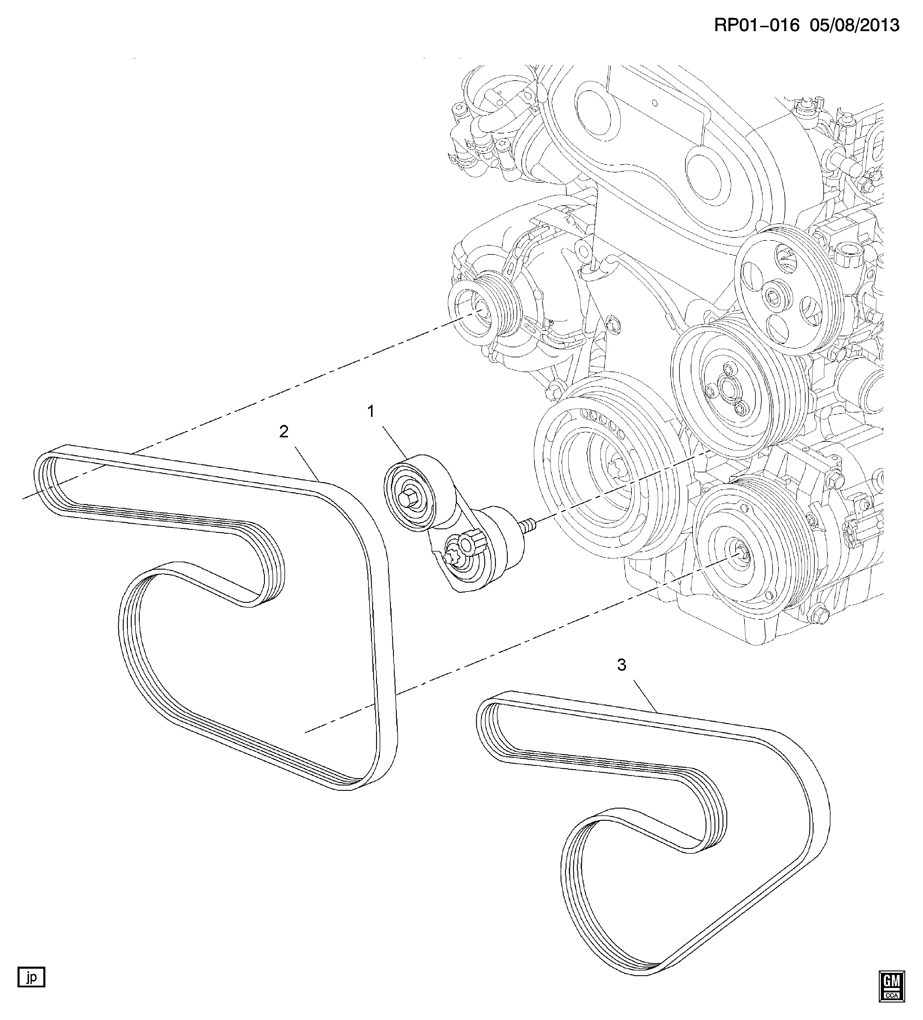 SAAB 55563925 - Пистов ремък vvparts.bg