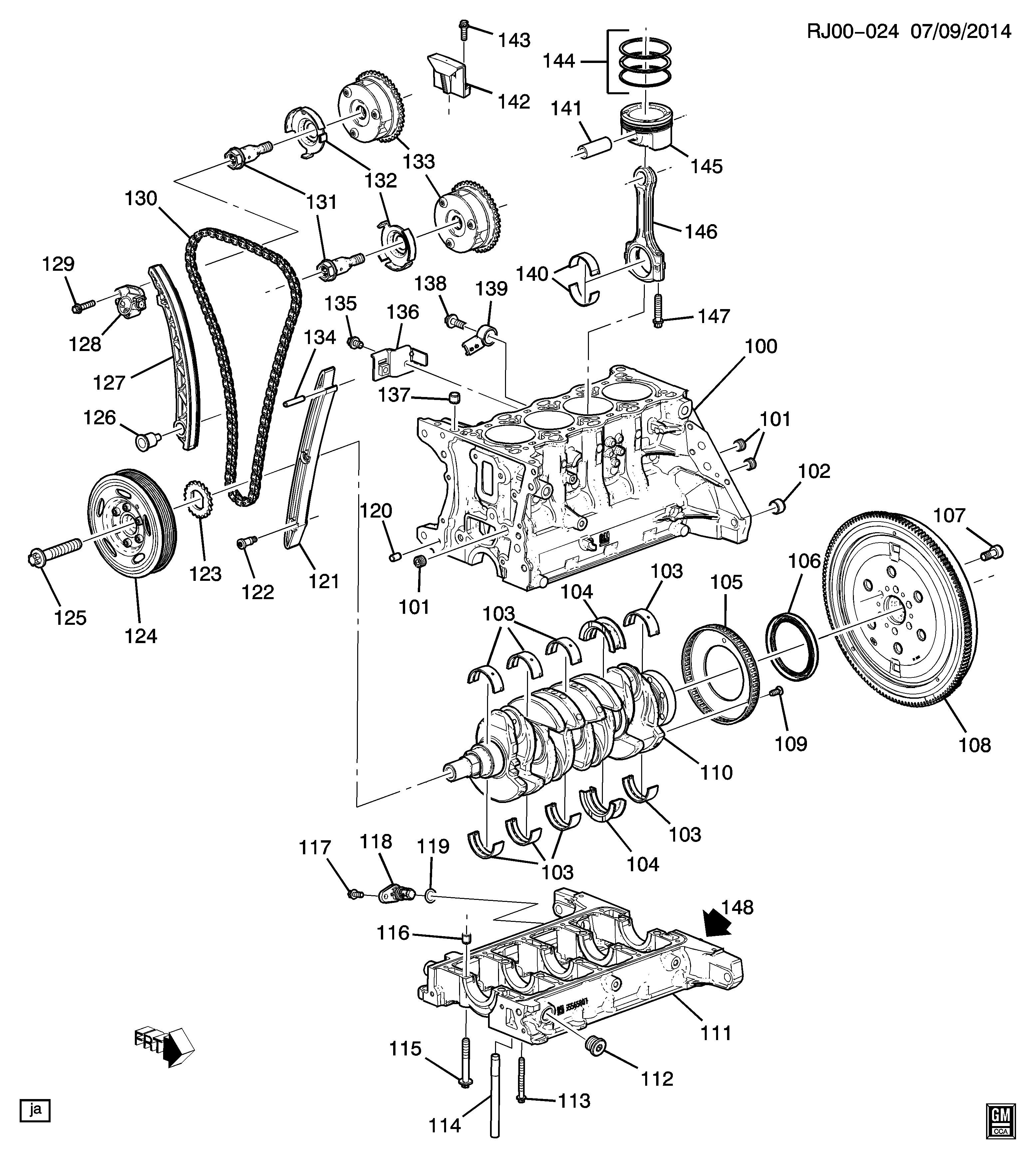 Opel 55355345 - Комплект ангренажна верига vvparts.bg