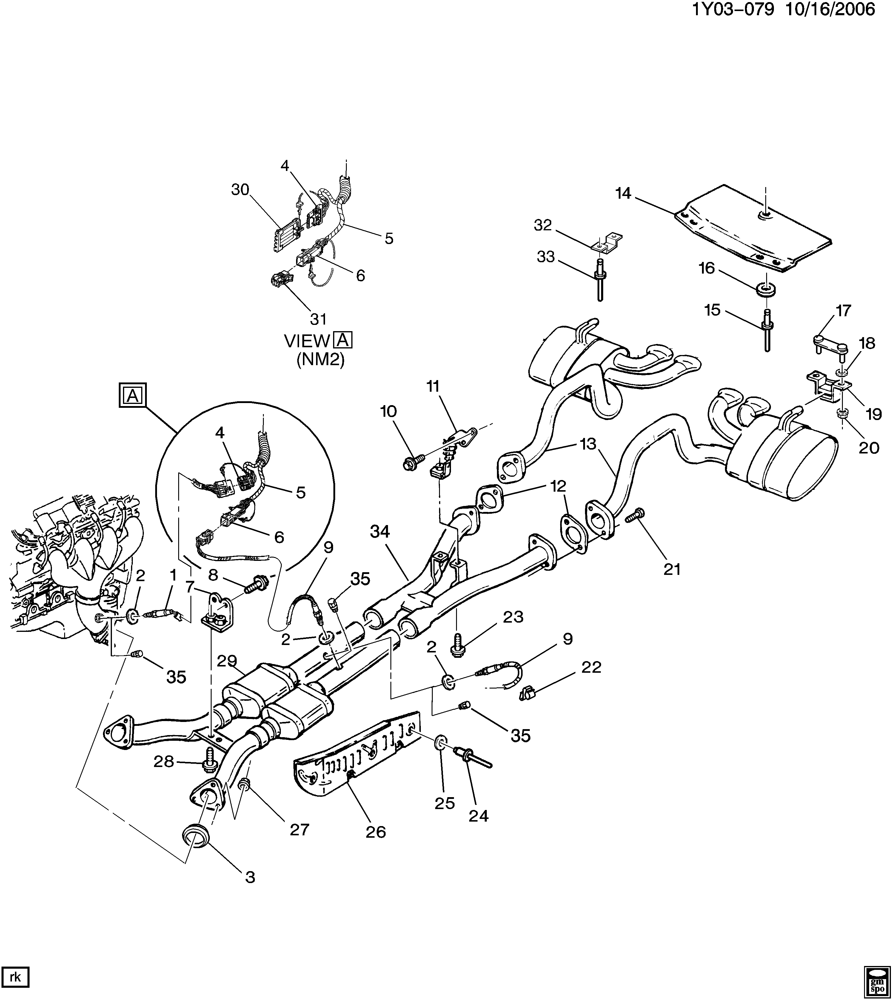 GMC 19178933 - Ламбда-сонда vvparts.bg