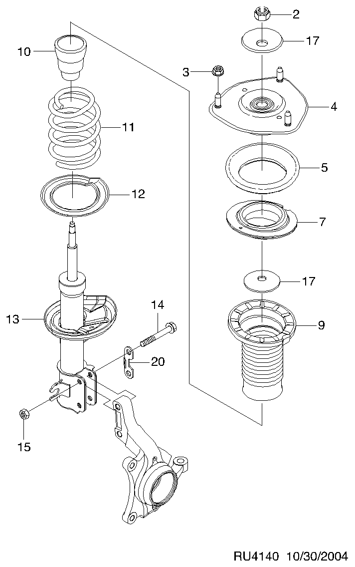 CITROËN 96261094 - Тампон на макферсън vvparts.bg