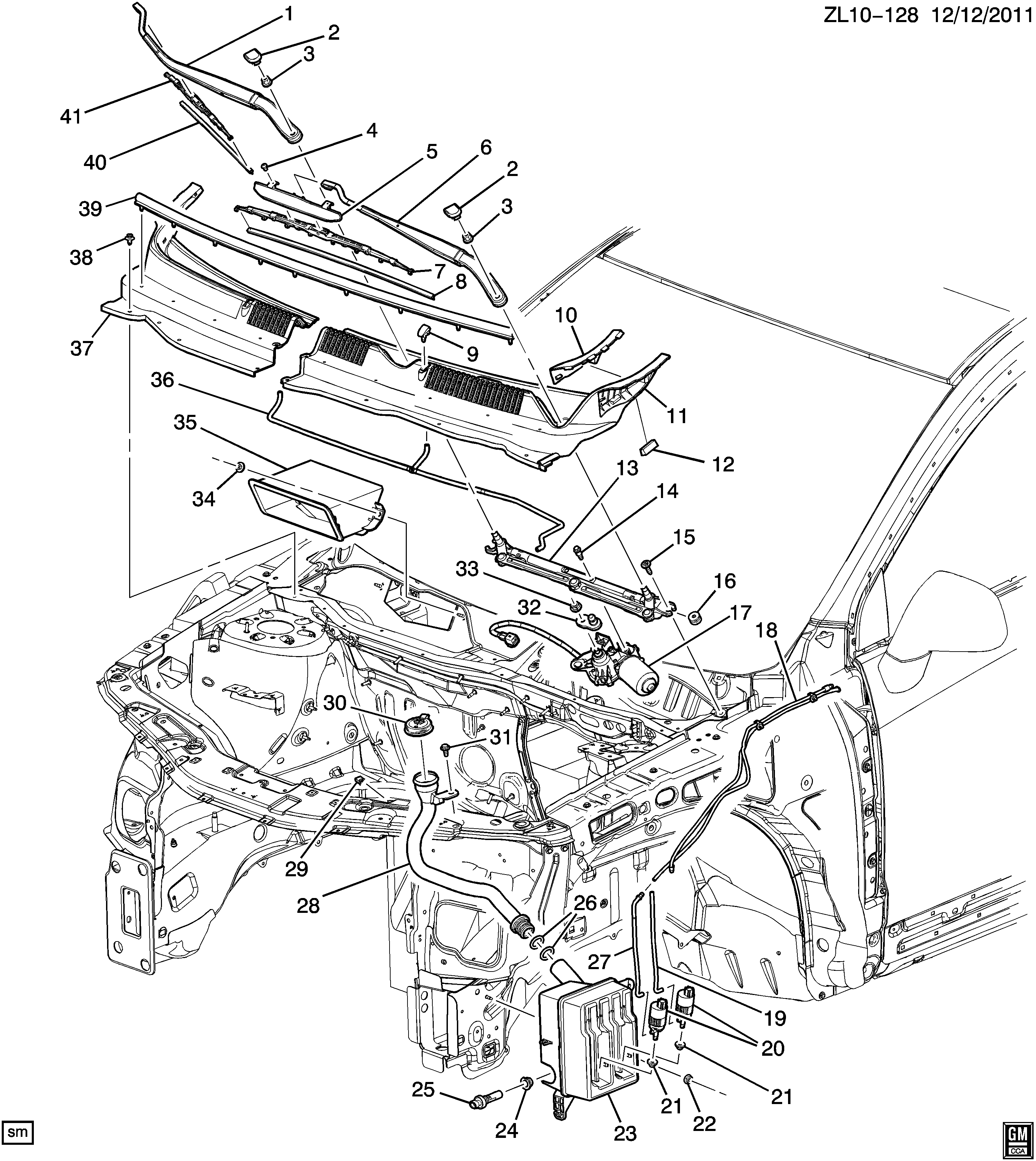 Chevrolet 95479599 - Перо на чистачка vvparts.bg