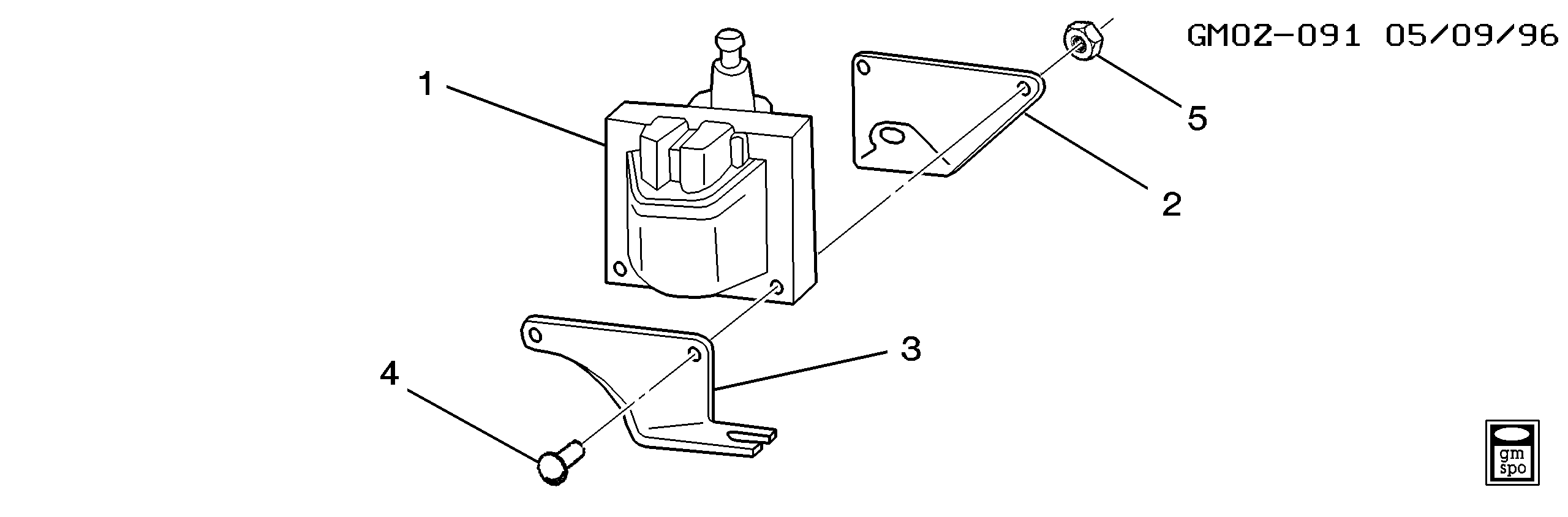 General Motors 10477944 - Запалителна бобина vvparts.bg